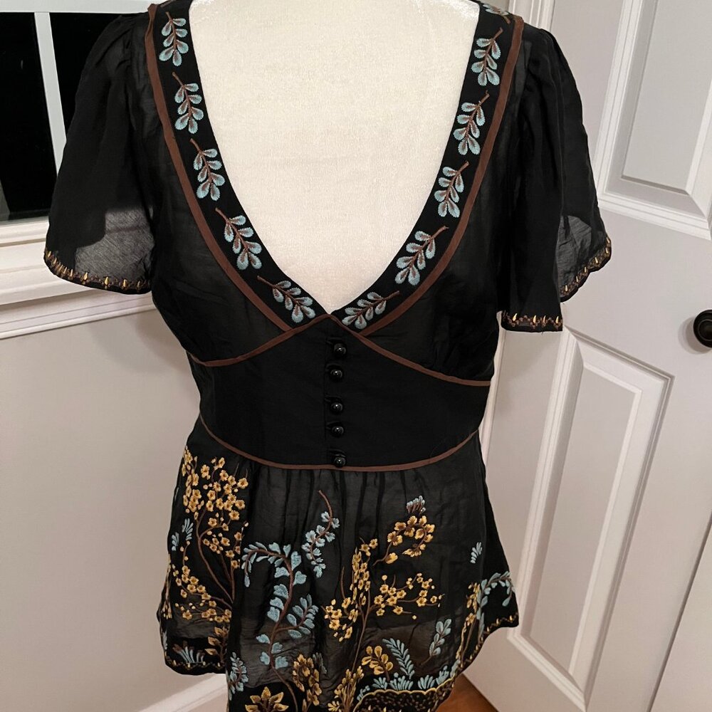 Lithe Anthropologie top